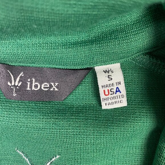 Ibex Merino Wool Vest Women's Small Green Full Zip Sweater Shak - Picture 6 of 11
